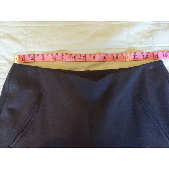 Chicos Women Sz 0 XS Gray Black Button Detail Ankle Pull On Pants Elastic waist - Picture 7 of 8